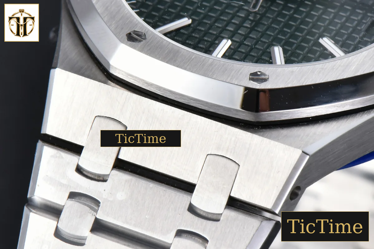 Royal Oak “50th Anniversary” 15510 41mm APSF SS Green Dial SS Bracelet V2 Free Sprung SA4302 — foto 10