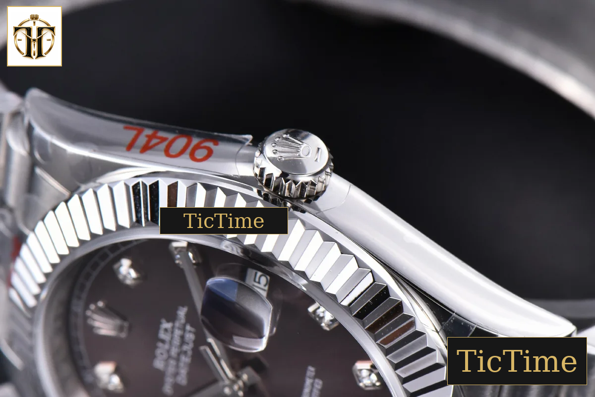 Datejust 41mm GMF SS Borwn Dial Diamond Marker Fluted Bezel Jubille Bracelet VR3235 — foto 15