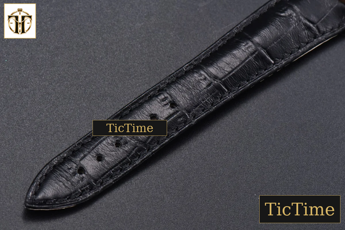 Tradition 7057BB 40mm ZF Gray Dial Black Subdial Black Leather Strap A505 — foto 25