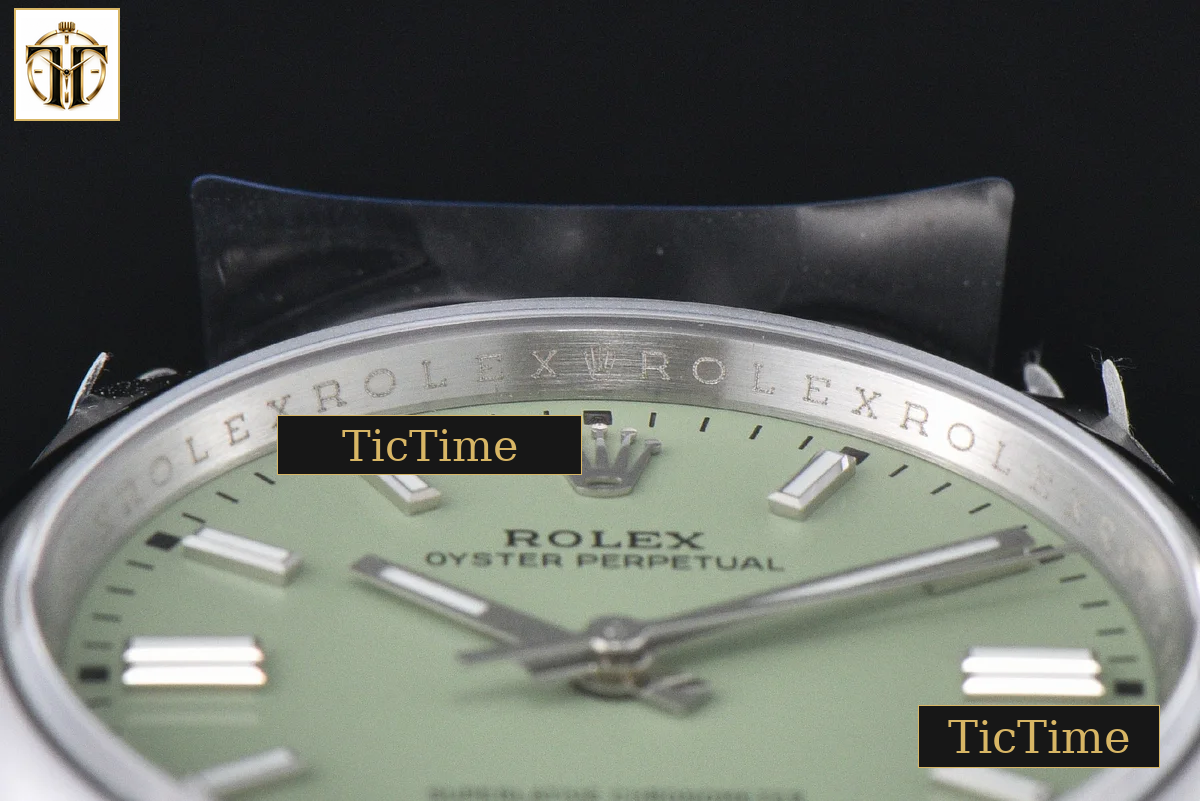 Oyster Perpetual 904L Pistachio 126000 36mm GMF Green Dial SS Bracelet VR3132 — foto 12