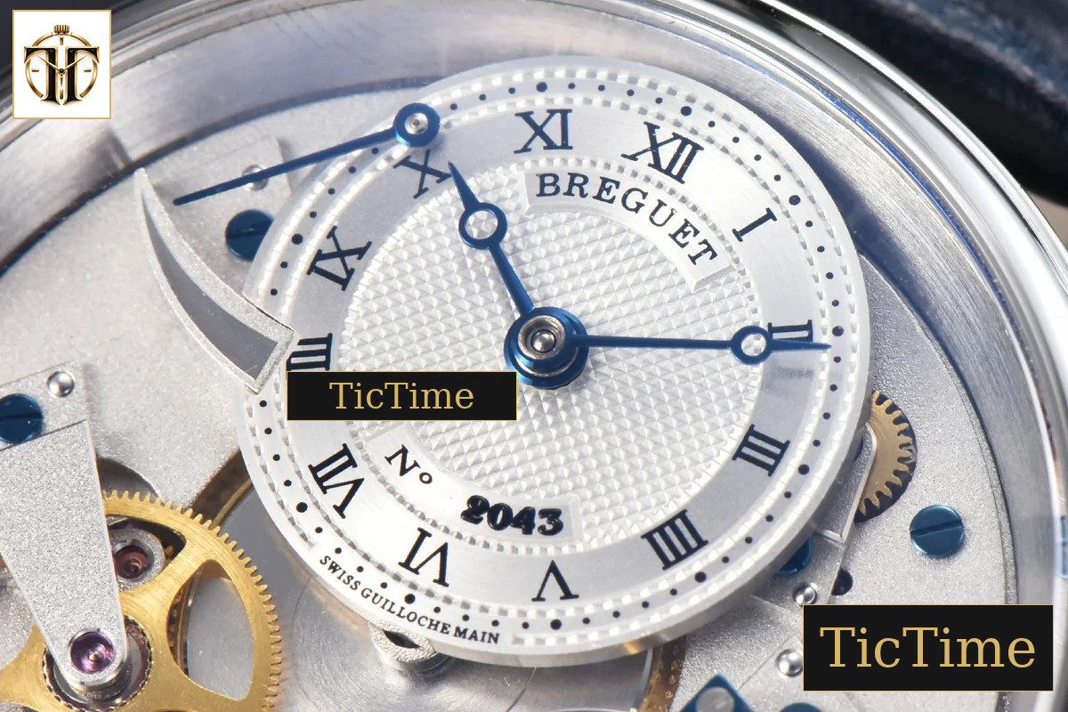 Tradition 7057BB 40mm ZF Silver Dial White Subdial Blue Leather Strap A505 — foto 4