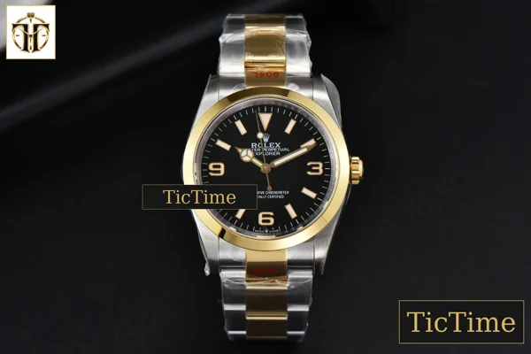 Foto frontal — Explorer I 124273 36mm EWF YG/SS Black Dial YG/SS Bracelet A3230
