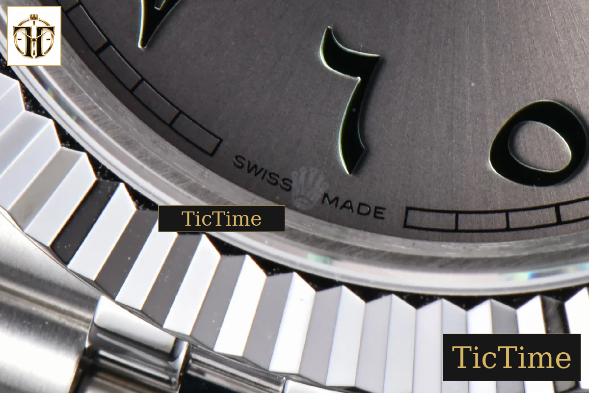 DateJust 126334 41mm BPF Gray Arabic Dial Jubilee Bracelet A2824 — foto 8