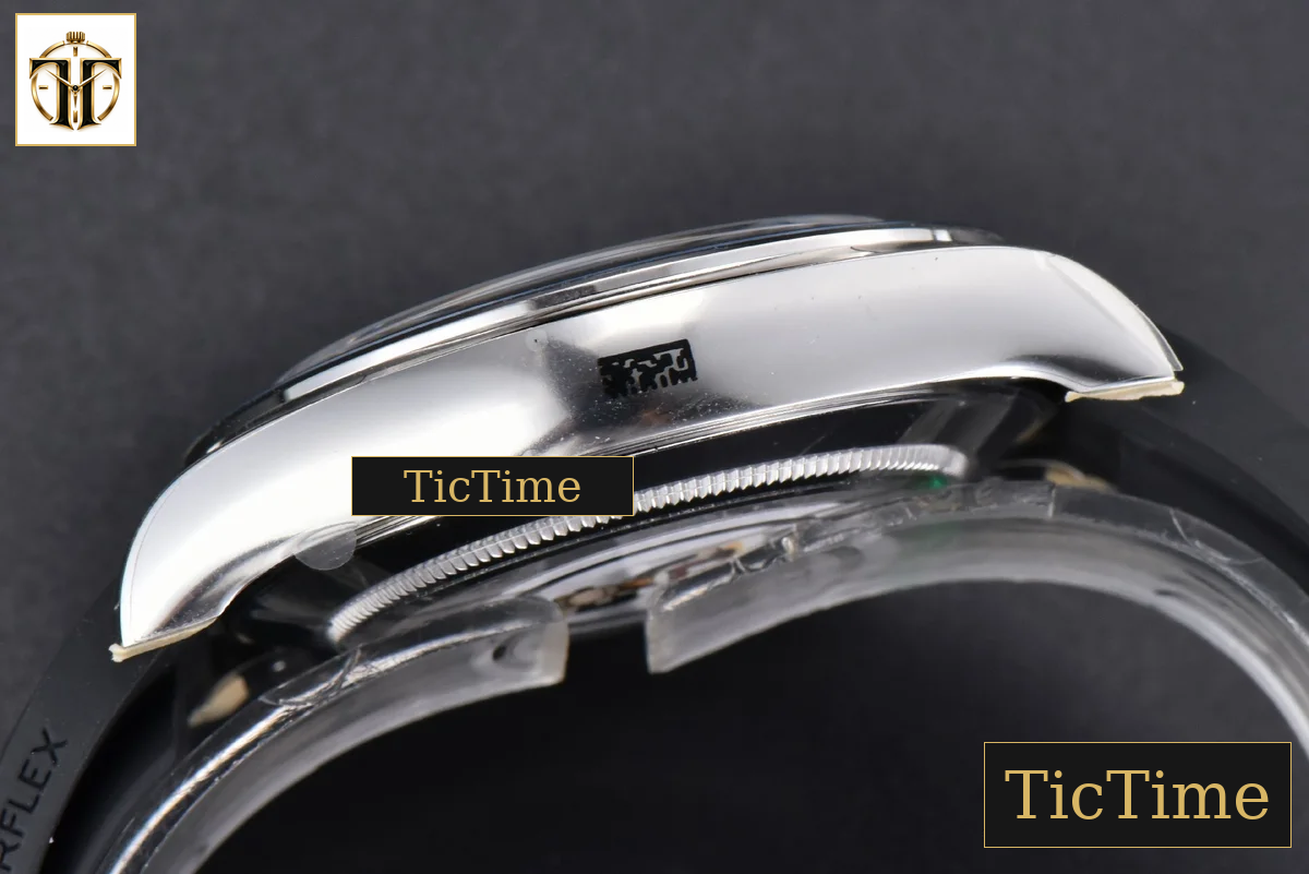 Daytona 904L 116509 40mm Clean Factory White Dial Black Subdial Oysterflex Strap SA4130 — foto 18