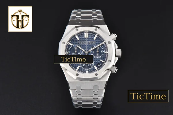 Foto frontal — Royal Oak Chrono 26240 ZF SS Blue Dial SS Bracelet (V2 free sprung ) SA4401