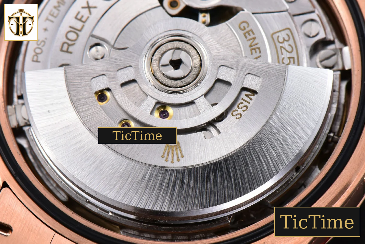 DayDate Tungsten 40mm GMF RG Sinople Dial Diamond Marker President Bracelet 165g VR3255 — foto 28