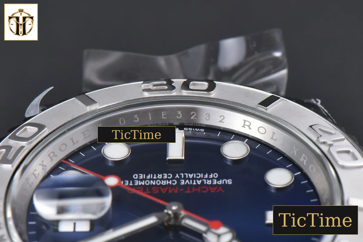 Yacht-Master 904L 126622 40mm Clean Factory Blue Dial SS Bracelet VR3235 — foto 14