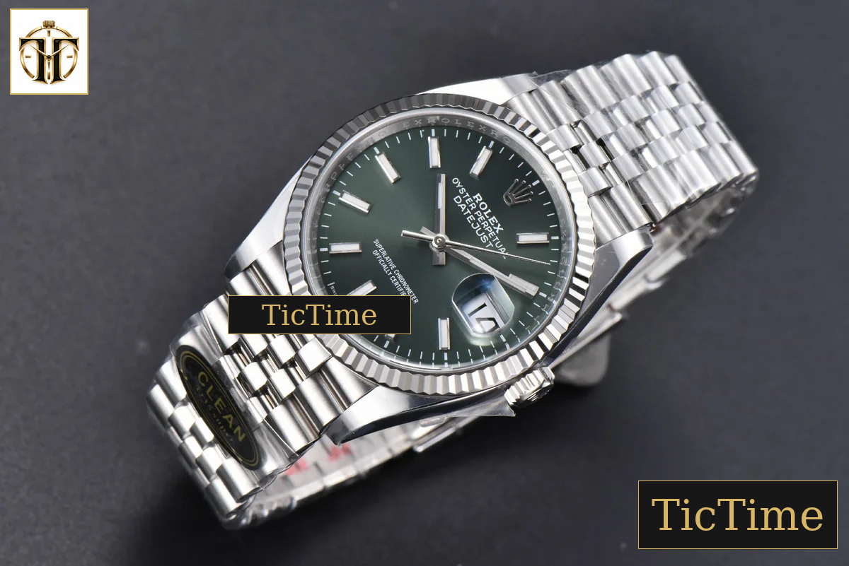 DateJust Mint 126234 36mm Clean Factory Green Dial Jubilee Bracelet VR3235 — foto 4