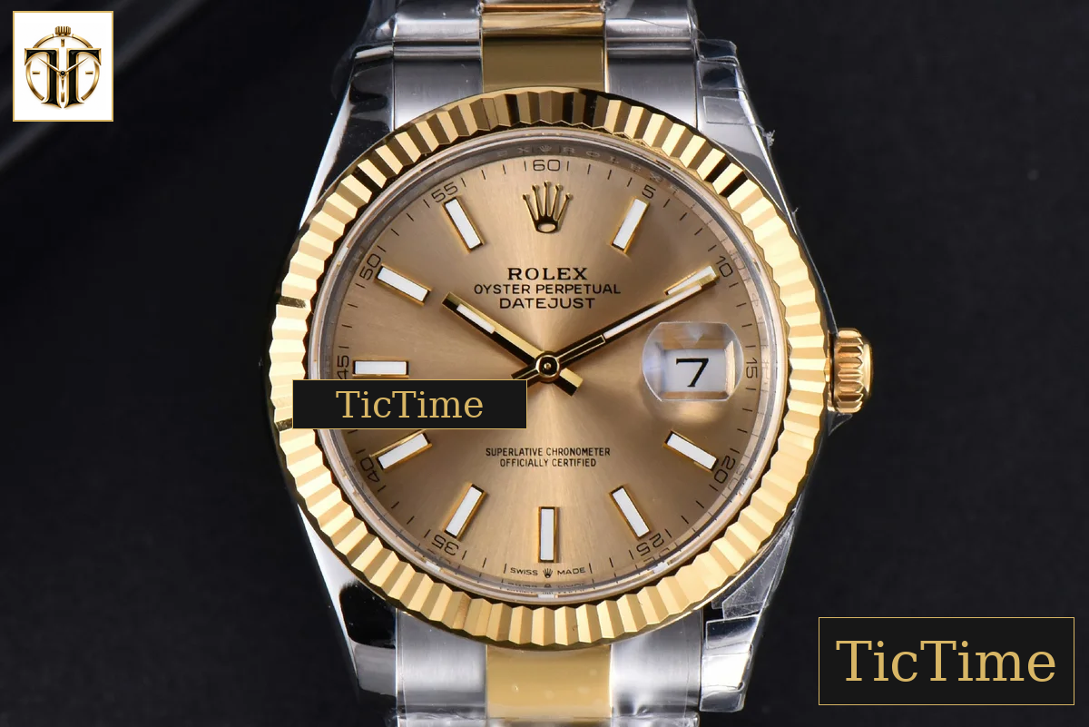 DateJust 126333 41mm VSF YG/SS Fluted Bezel YG Dial Oyster Bracelet VS3235 — foto 2