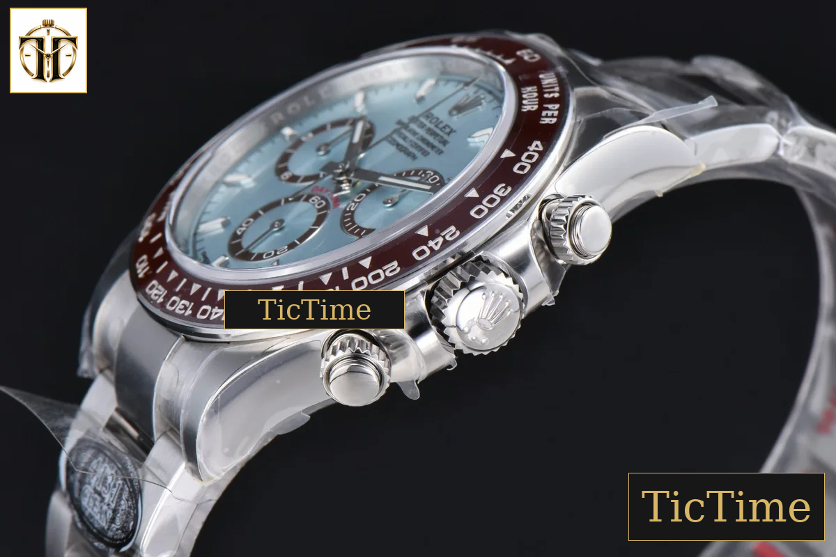 Daytona 126506 40mm Clean Factory Ice Blue Dial Lume Markers SS Bracelet DD4131 — foto 11