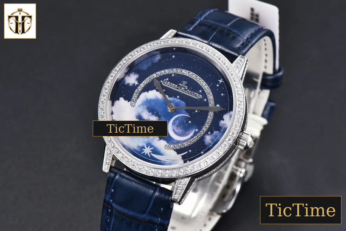 Rendez-Vous 36mm KZF SS Diamond Sky Blue Dial Blue Leather Strap 9015 — foto 4