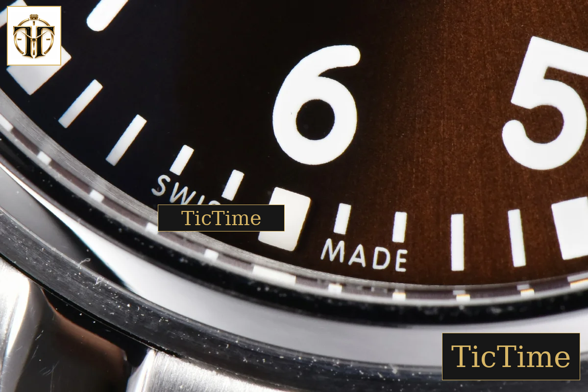 Mark XVIII IWC327013 40mm V7F Brown Dial SS Bracelet A2892 — foto 8