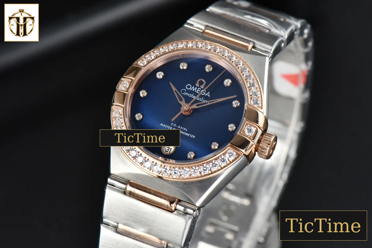 Constellation 29mm TWSF RG Diamond Blue Dial RG/SS Bracelet A8700 — foto 4