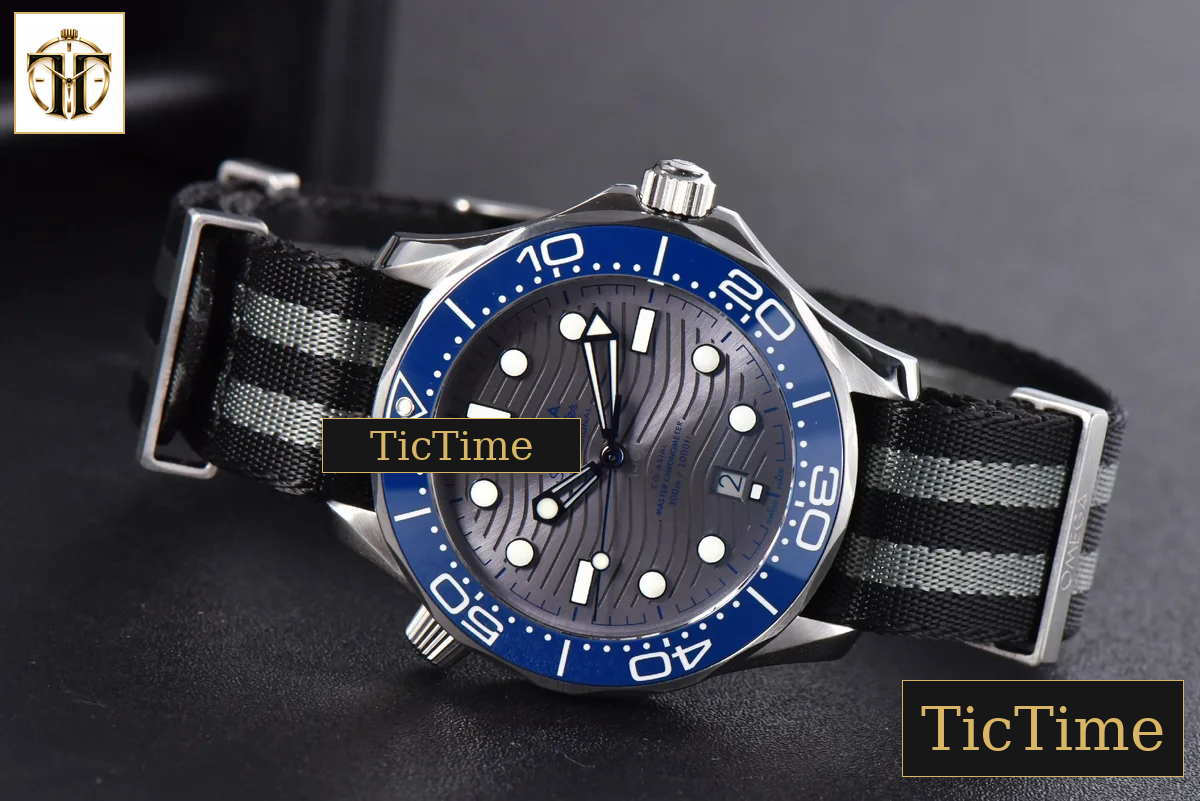Seamaster Diver 300M 42mm VSF Gray Dial Nylon Strap A8800 — foto 13