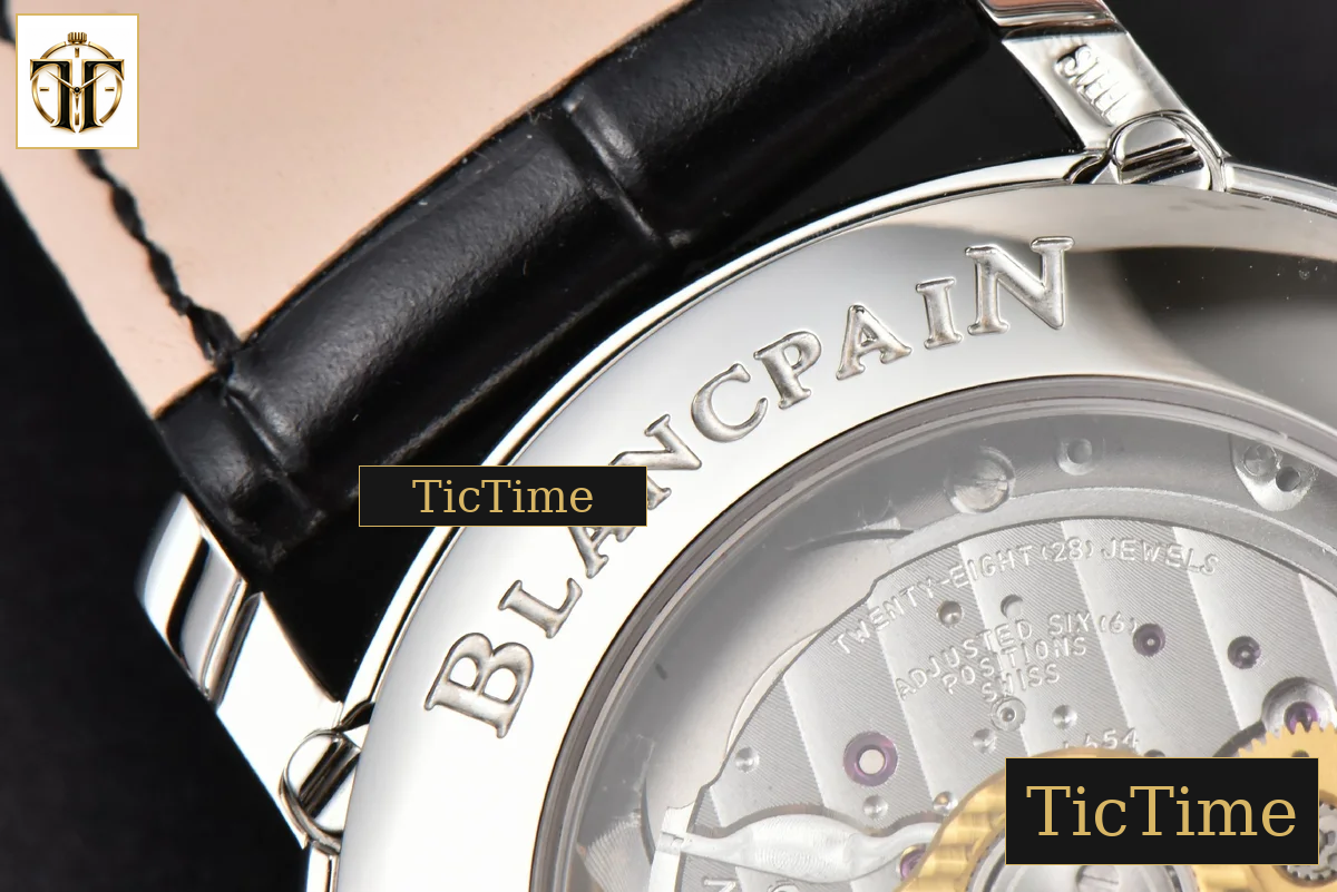 Villeret Complicated Function 6654 40mm OMF White Dial Black Leather Strap V3 A6654 — foto 20