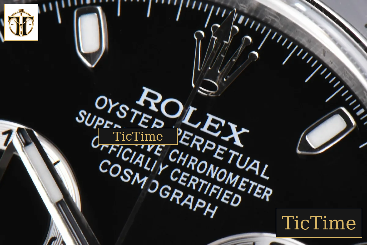 Daytona 904L 116520 40mm Clean Factory Black Dial 4130 — foto 6