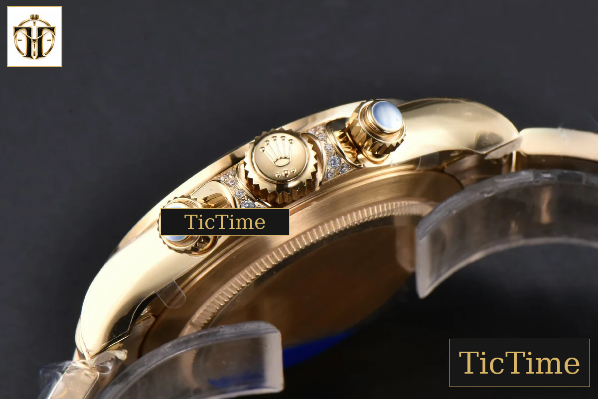 Daytona Rainbow 116598 ZF Black Diamonds Dial YG Bracelet SH4130 — foto 18
