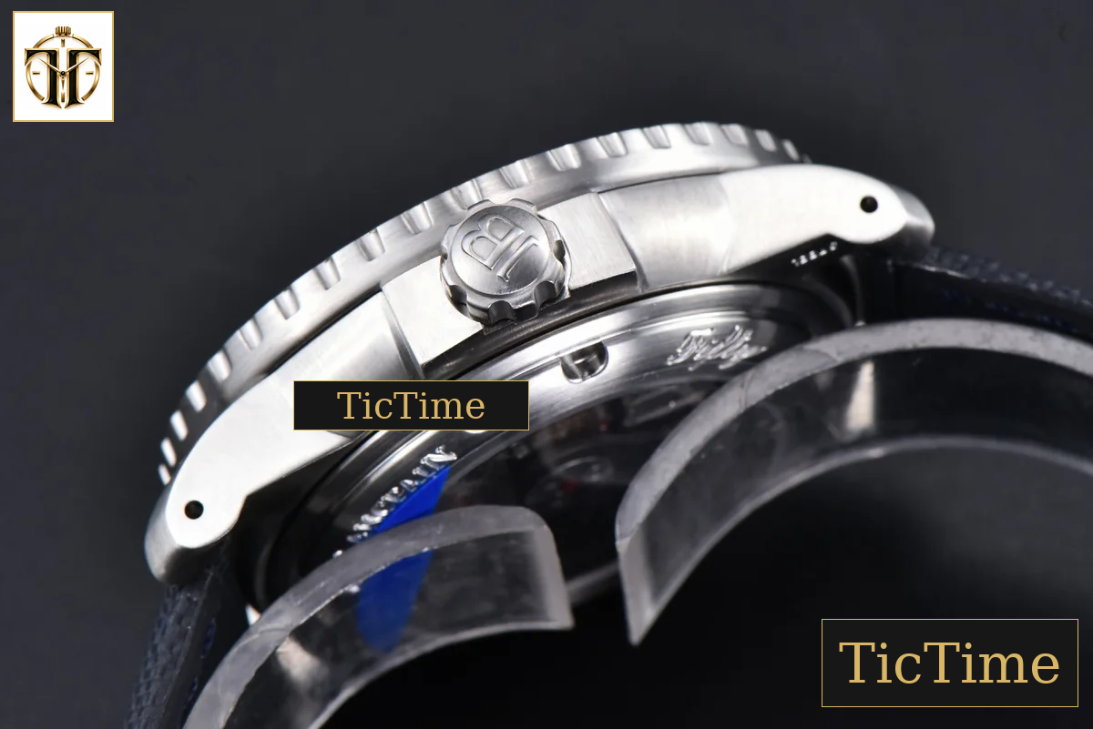 Fifty Fathoms Ocean Commitment 41mm ZF Blue Dial Nylon Strap A23J — foto 15