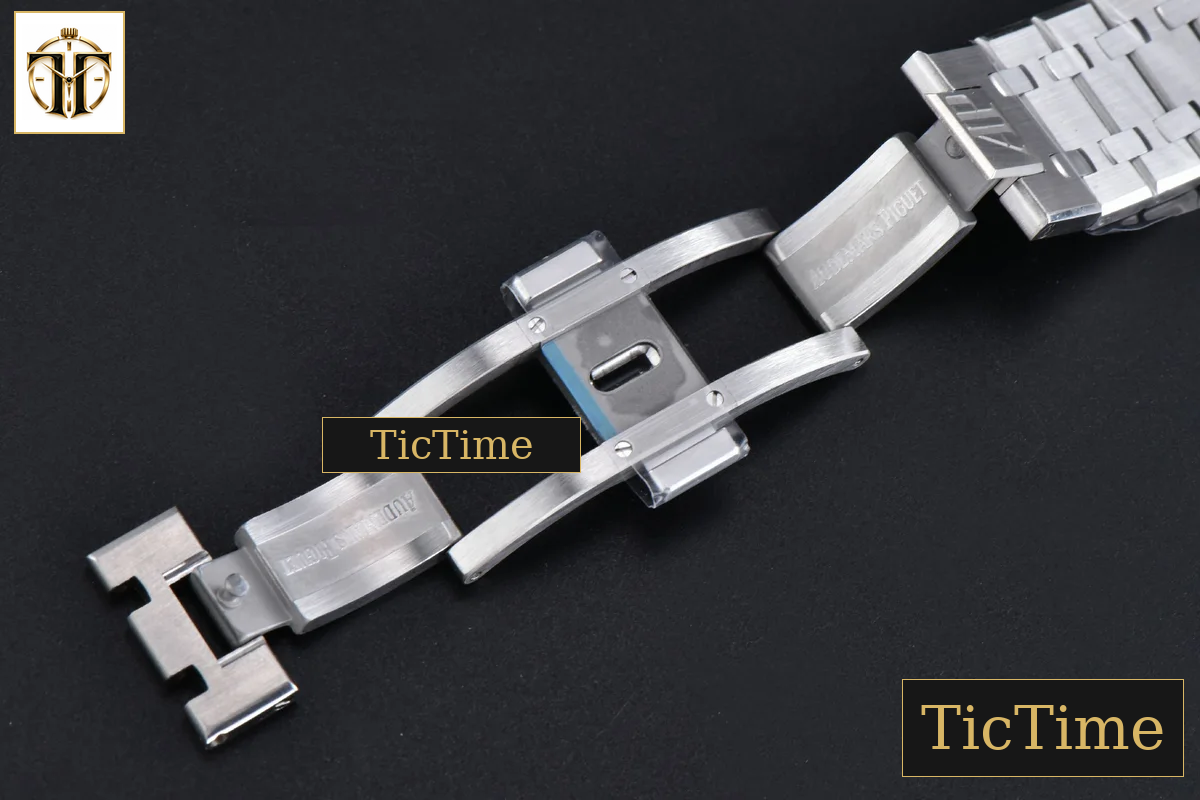 Royal Oak Chronograph 26240 41mm APSF Black Checkered Black Subdial SS Bracelet V1 SH4401 — foto 29