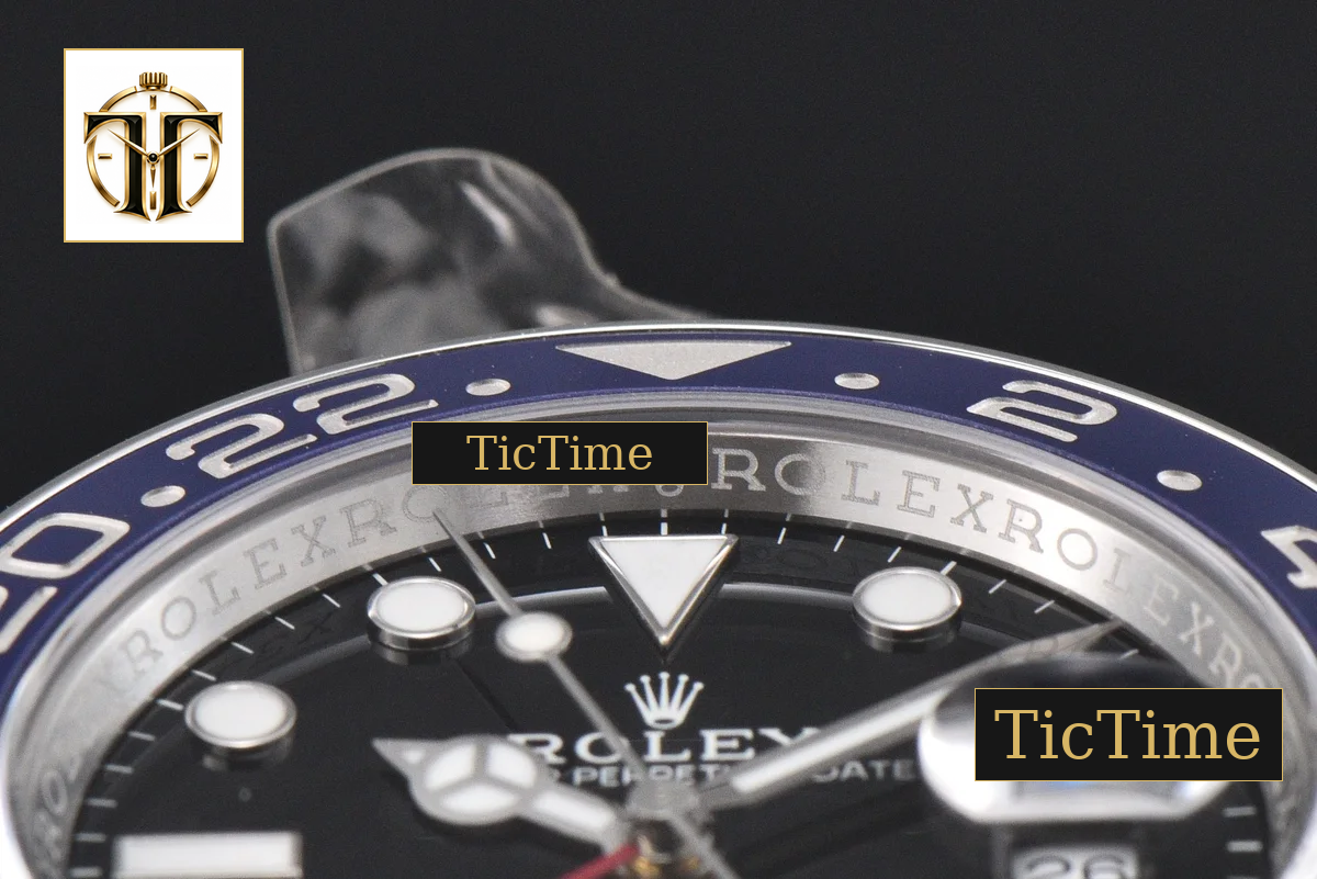 GMT Master BLRO Pepsi 126710 Gold Factory Red/Blue Bezel Jubilee Bracelet V4 — foto 15