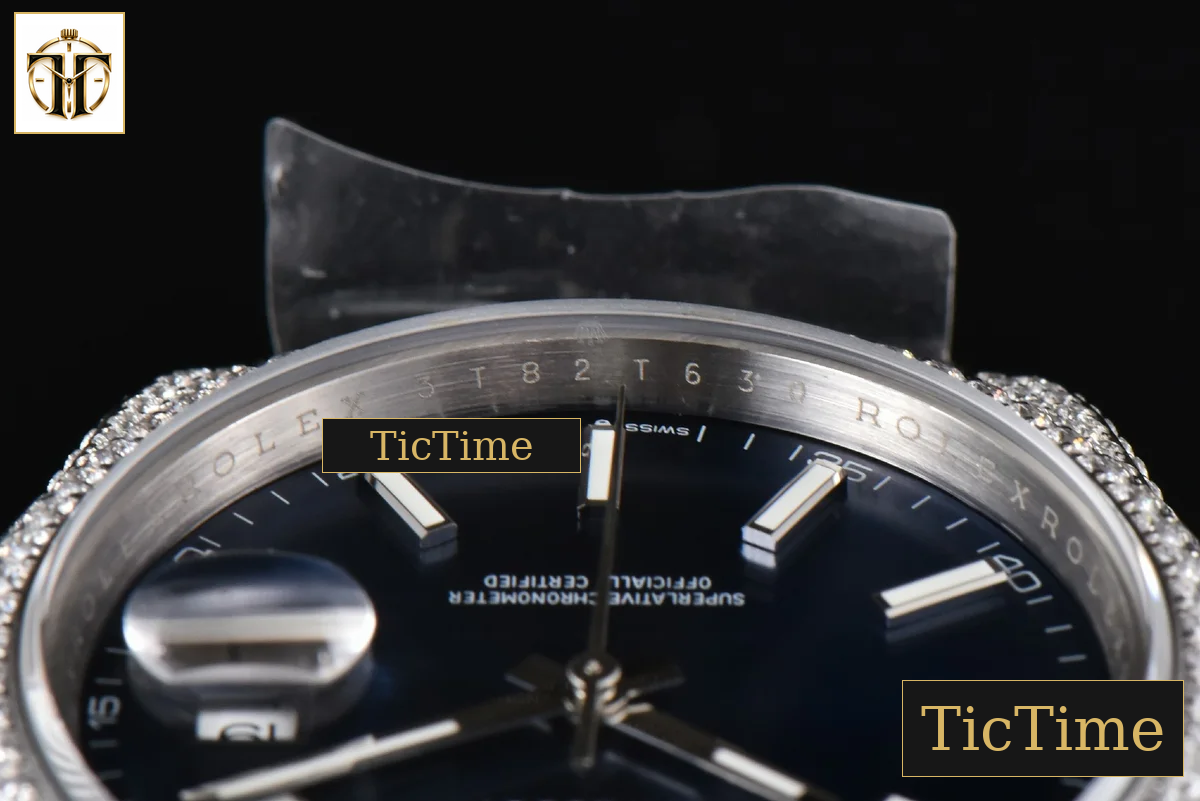 Datejust Full 41mm GMF Diamond Blue Dial Jubilee Bracelet A2824 — foto 15