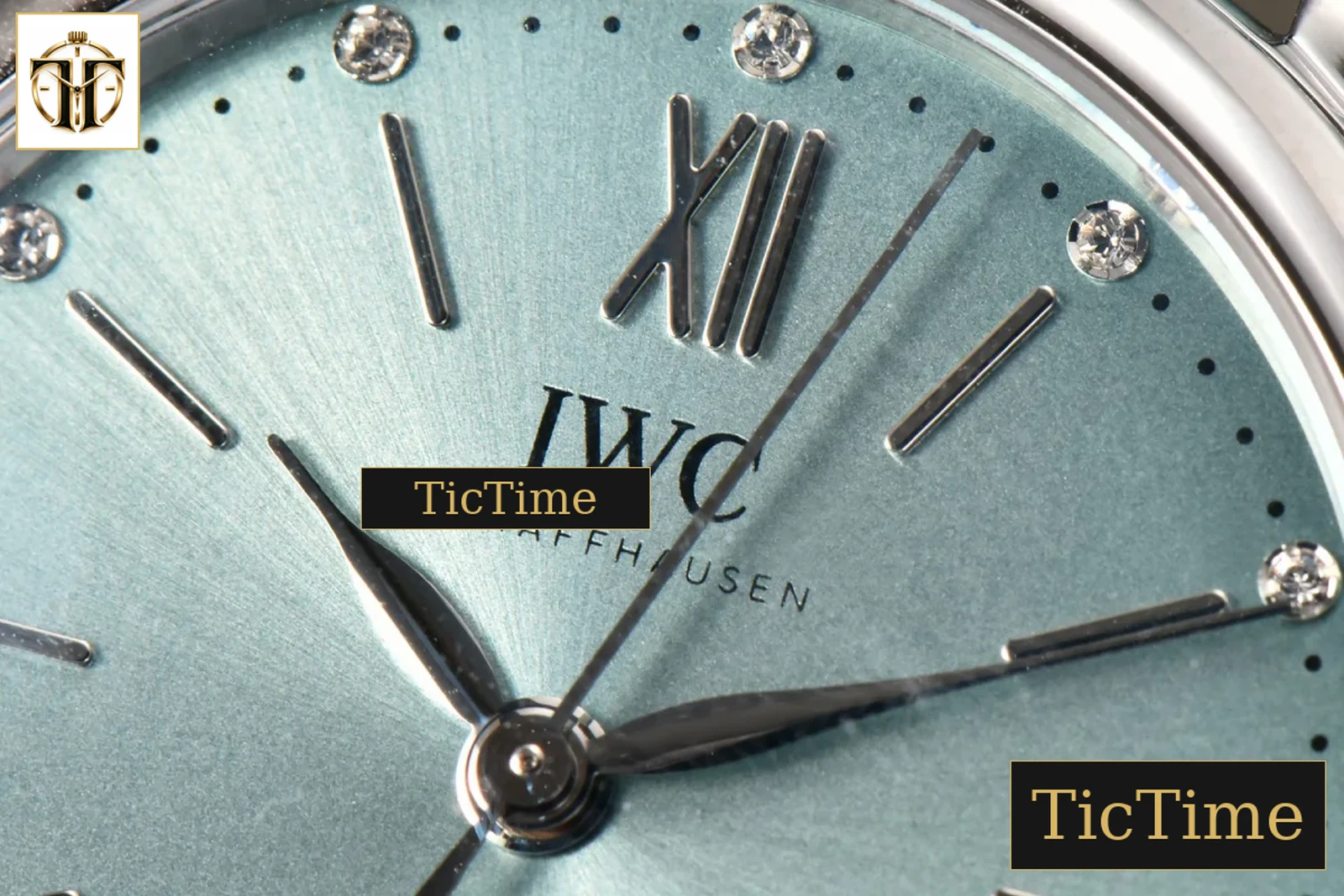 Portofino Automatic IW357416 34mm Ice Blue Dial Blue Leather Strap — foto 5
