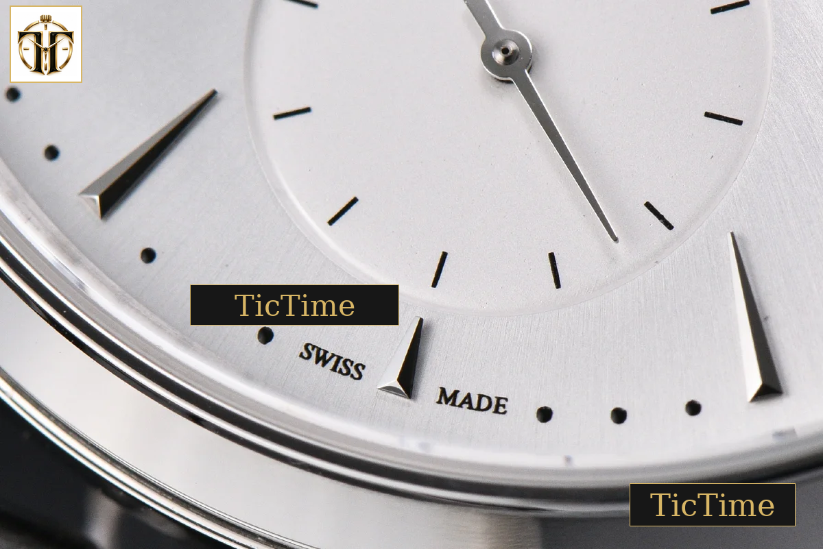 Master Ultra Thin Power Reserve 39mm APSF Silver Dial Black Leather Strap DD938 — foto 9