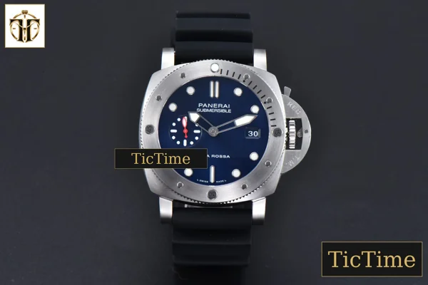Foto frontal — Submersible Quaranta PAM1391 44mm TTF Blue Dial Rubber Strap P9010