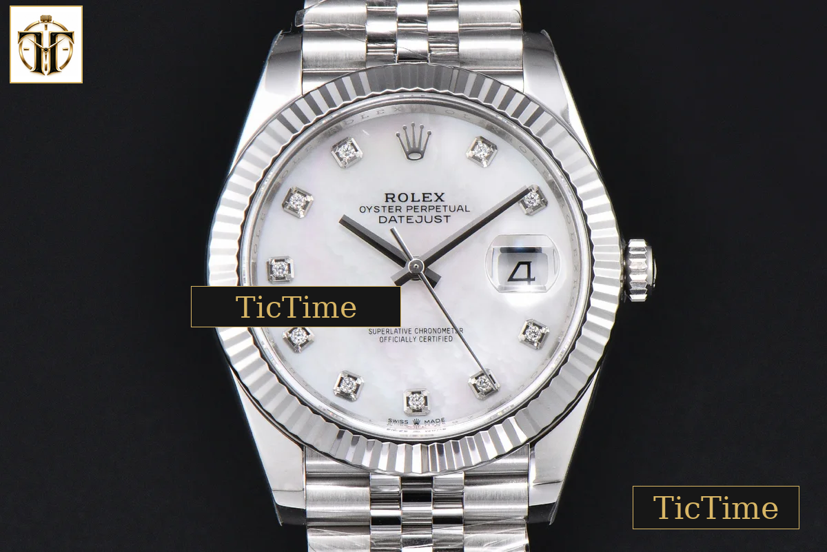 DateJust 904L 126334 41mm VF MOP Dial Diamond Marker Jubilee Bracelet DD3235 — foto 2