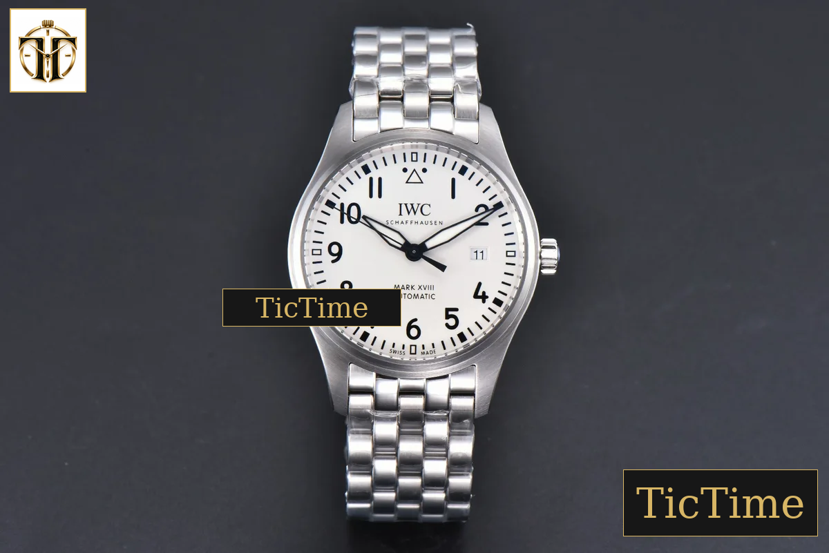 Mark XVIII IWC327012 40mm V7F White Dial SS Bracelet A2892 — foto 3