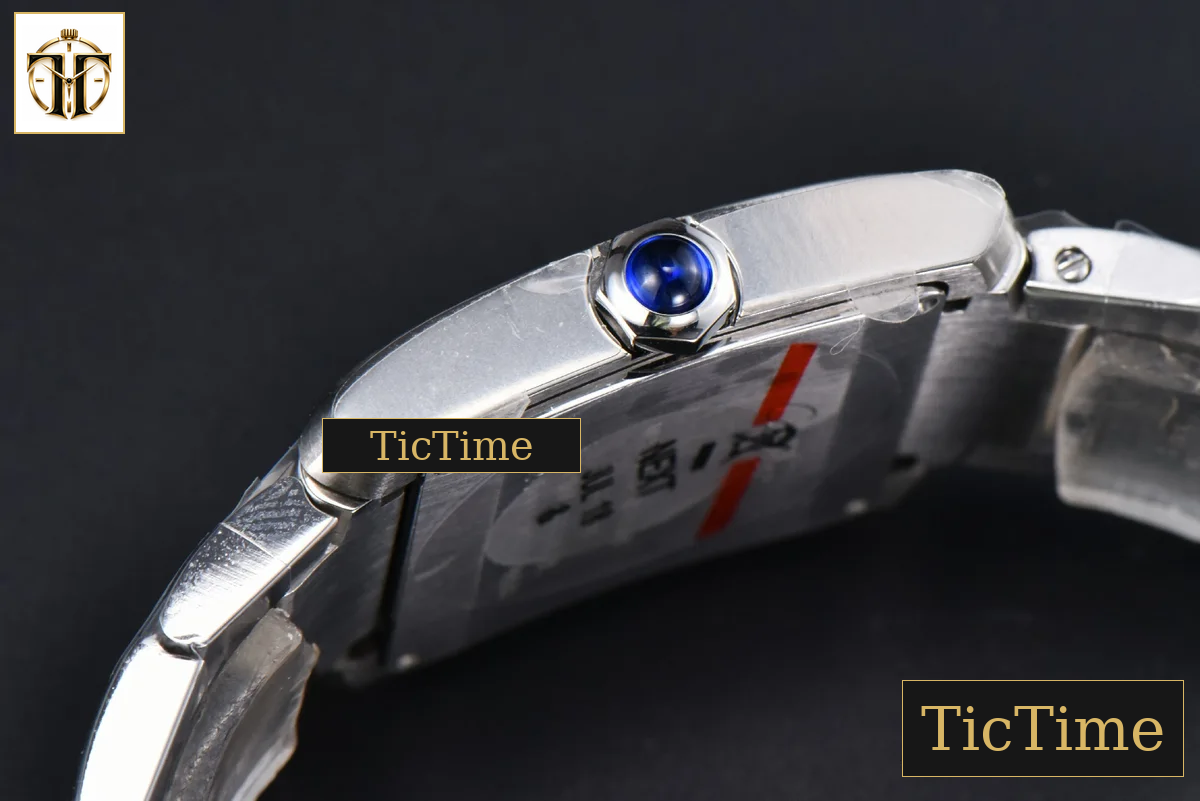 Tank Francaise Medium 32mmx 27mm 8848F Diamond SS Bracelet Quartz — foto 13