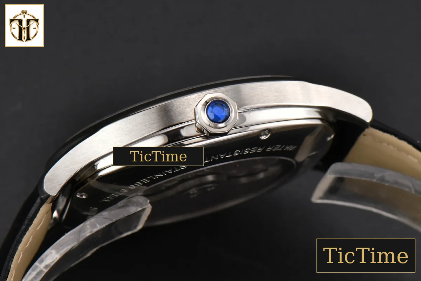 Drive de Cartier 40mm APSF Black Dial Black Leather Strap A23J — foto 15