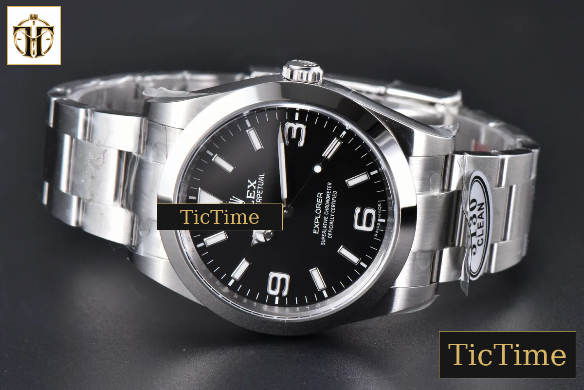 Explorer I 904L 214270 39mm Clean Factory Black Dial SS Bracelet VR3132 — foto 15