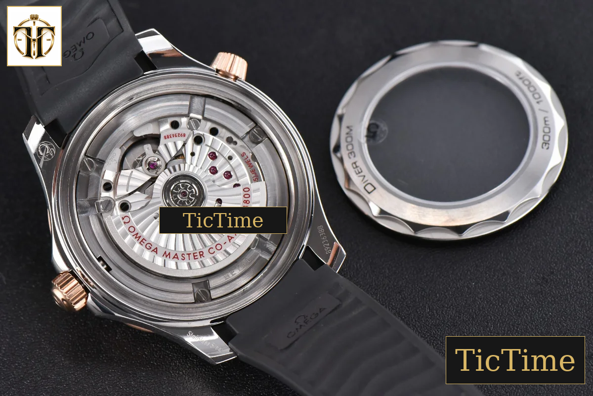 Seamaster Diver 42mm VSF RG/SS 300M Black Dial Rubber Strap A8800 — foto 15