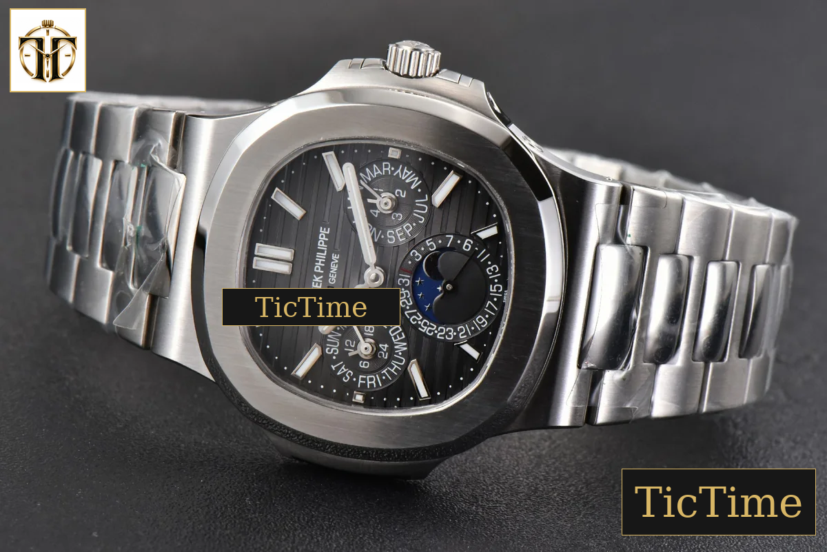 Nautilus 5740 40mm TWF Black Dial SS Bracelet A240 — foto 14