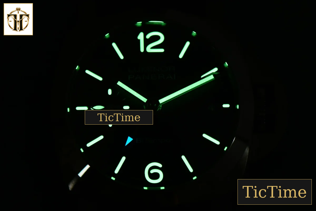 Luminor Quaranta BiTempo PAM1365 40mm VSF Black Dial Leather Strap P900 — foto 31