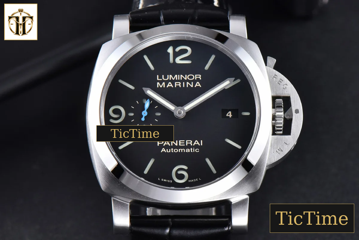 PAM1312 44mm VSF Black Dial Black Leather Strap P.9010 — foto 12