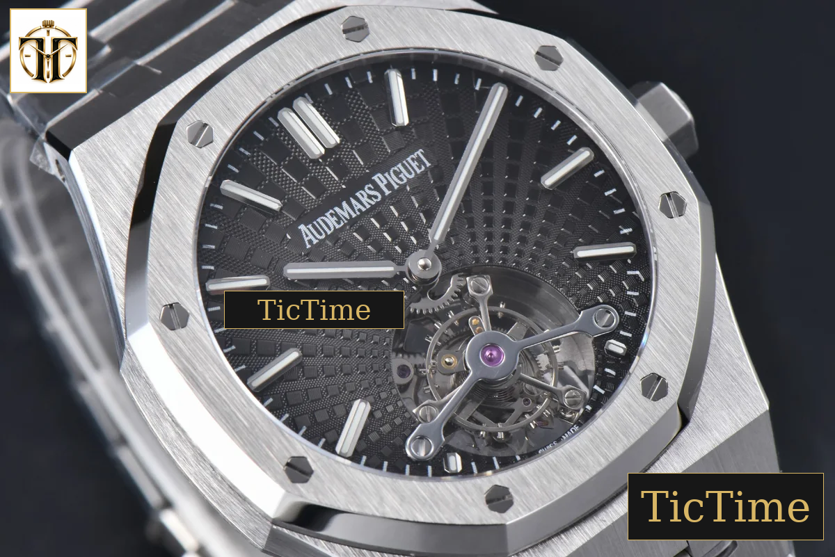 Royal Oak Tourbillon 41mm R8F SS Gray Dial SS Bracelet Flying Tourb V2 — foto 11