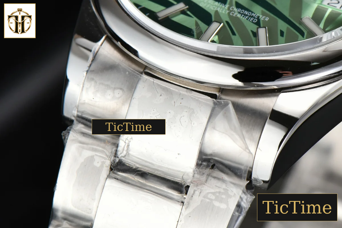 DateJust Smooth 36mm BPF Green Plam Dial Oyster Bracelet A2824 — foto 10