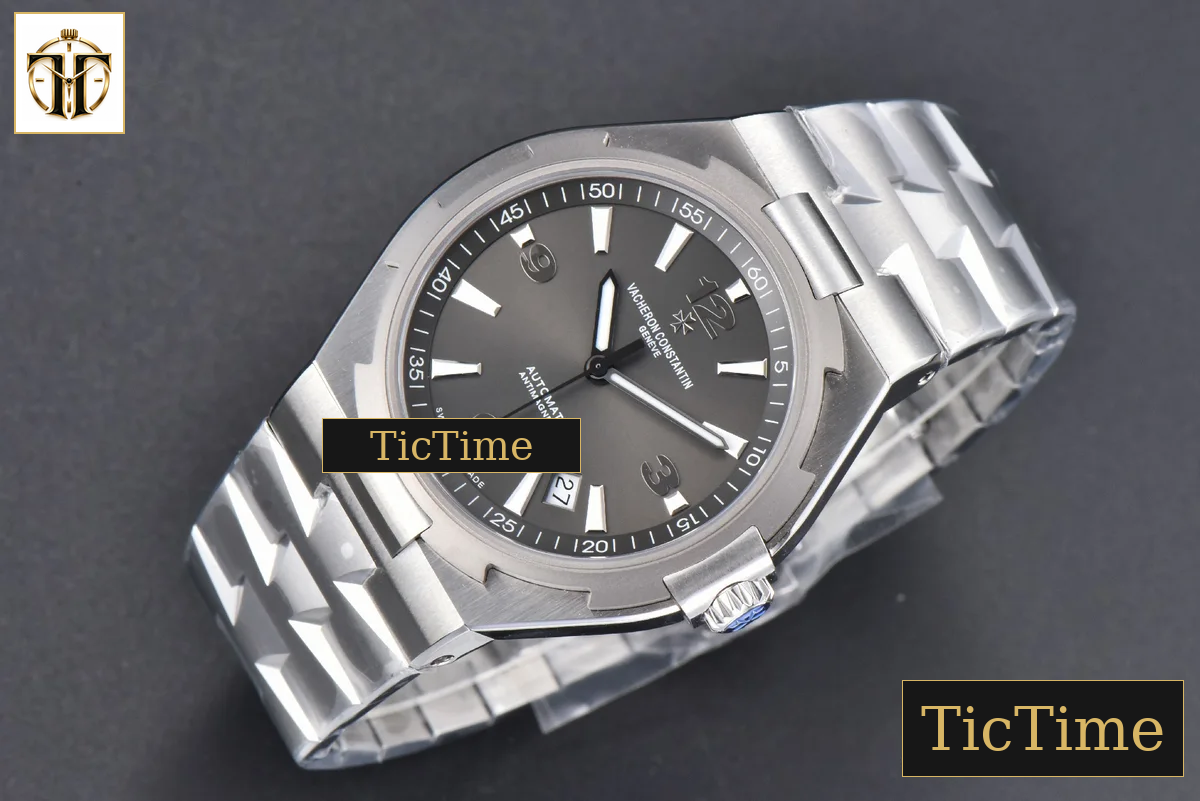 Overseas 47040 42mm PPF Gray Dial SS Bracelet A1226 — foto 4