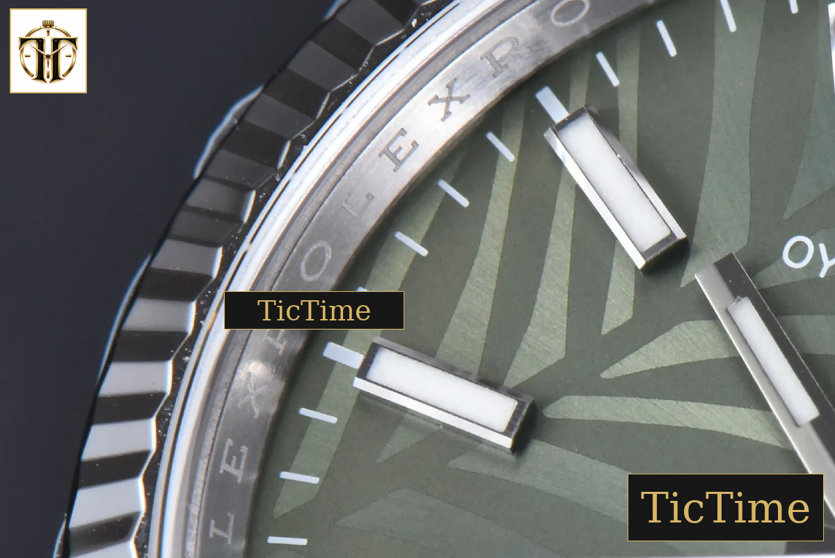 DateJust 126234 36mm Clean Factory Green Plam Dial Jubilee Bracelet VR3235 — foto 14
