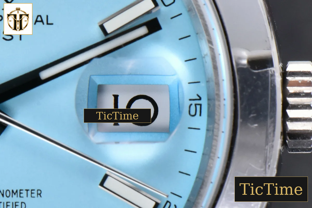 DateJust 41M Tungsten Smooth Bezel 126300 GMF Tiffany Blue Dial Jubilee Bracelet Tungsten VR3235 — foto 9