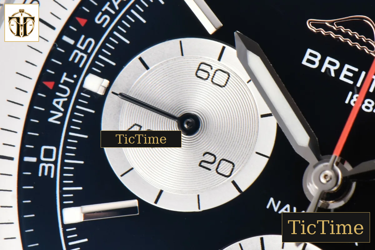 Navitimer B01 43mm BLSF Black Dial Black Leather Strap A7750 — foto 6