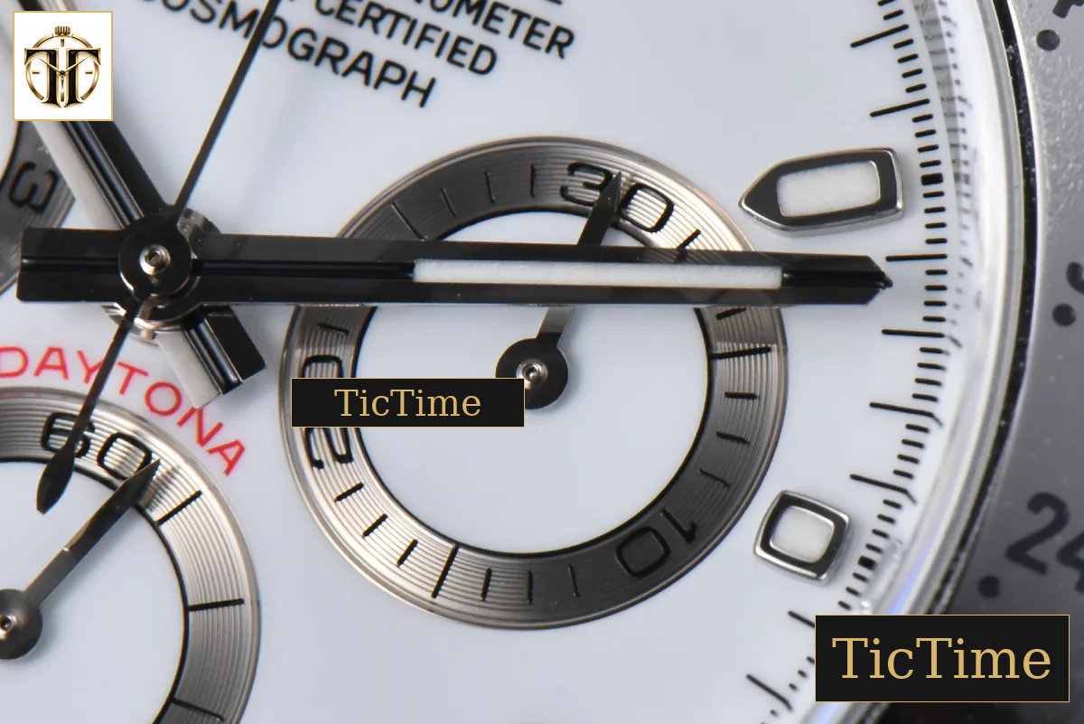 Daytona 904L 116520 40mm Clean Factory White Dial 4130 — foto 8