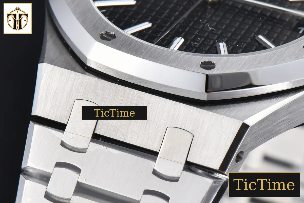 Royal Oak “50th Anniversary” 15510 41mm APSF SS Black Dial SS Bracelet V2 Free Sprung SA4302 — foto 10
