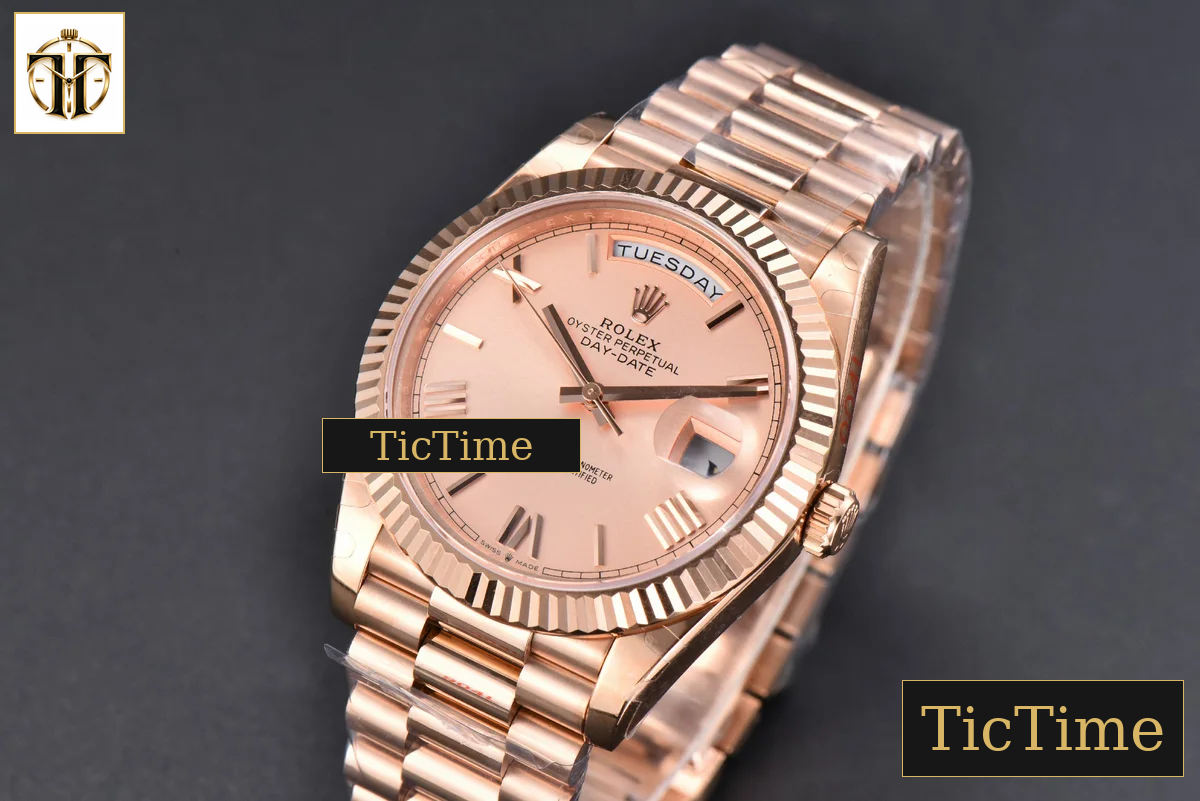 DayDate 40mm GMF RG RG Dial Roma Marker President Bracelet A2836 — foto 5