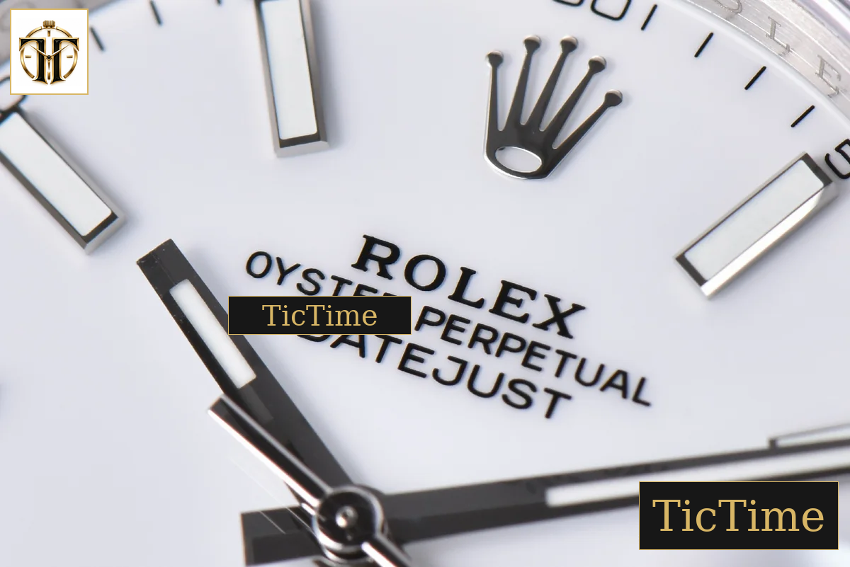 DateJust Fluted Bezel 126334 41mm VSF White Dial Oyster Bracelet VS3235 — foto 19
