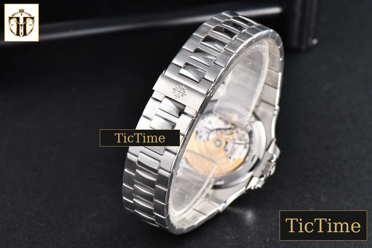 Nautilus 5711 40mm 3KF White Dial SS Bracelet V3 A324 — foto 8