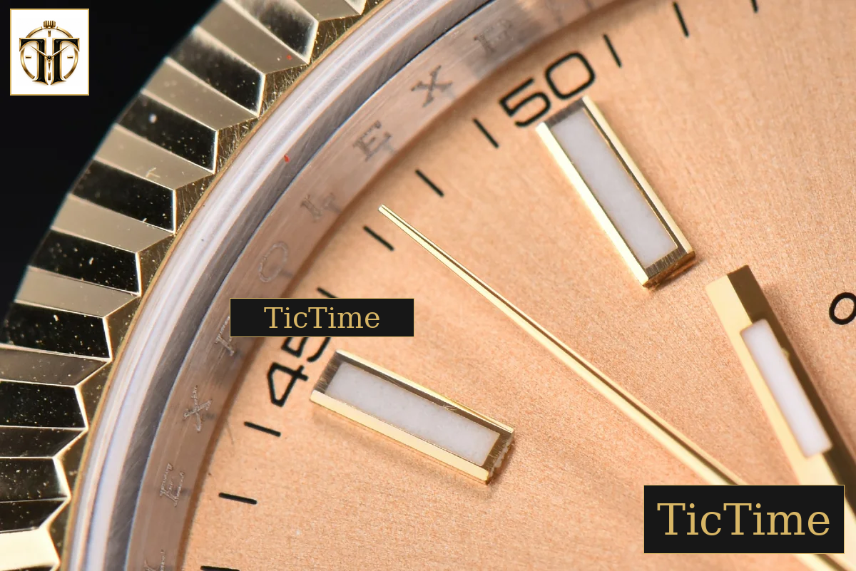 Datejust 41mm GMF YG/SS Gold Dial Stick Marker Fluted Bezel Jubille Bracelet VR3235 — foto 8