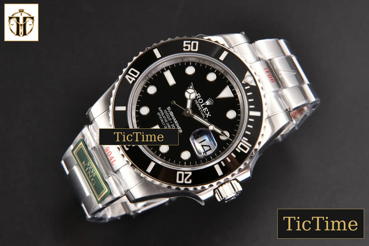Submariner LN 126610 41mm King Factory Black Ceramic Black Dial SS Bracelet VR3235 — foto 15